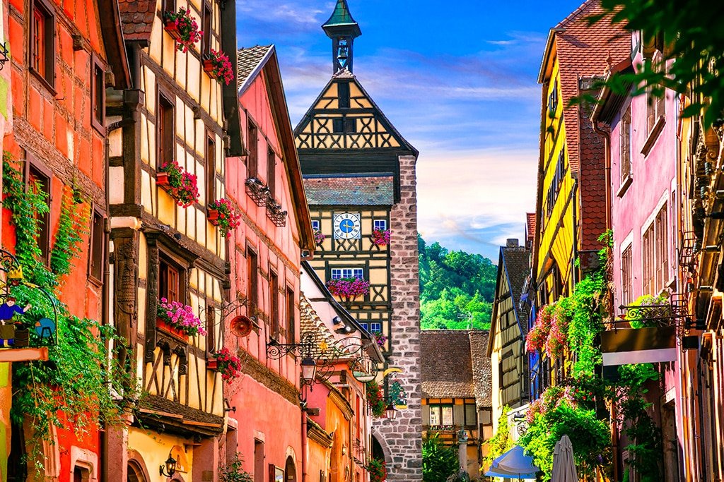 Plus beaux villages du Grand Est : Riquewihr