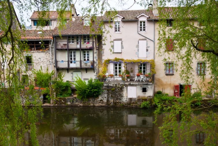 Ville d'Aurillac, Cantal, France