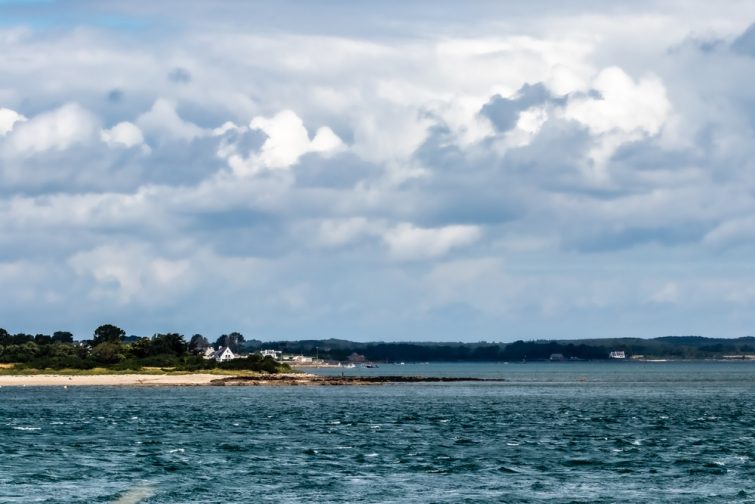 Vue sur le golf du Morbihan