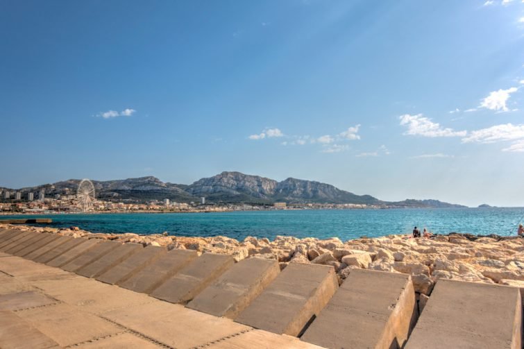 Visiter les Bouches-du-Rhône : Plage du Prado