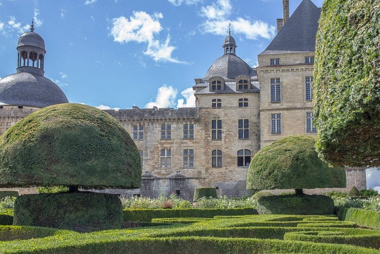 Jardins et château de Hautefort, Dordogne