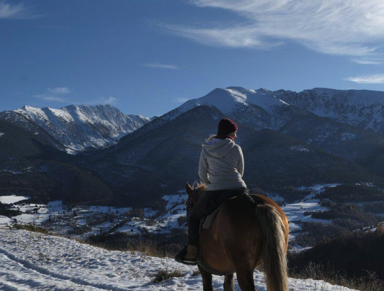 Balade à cheval dans les Pyrénées Catalanes