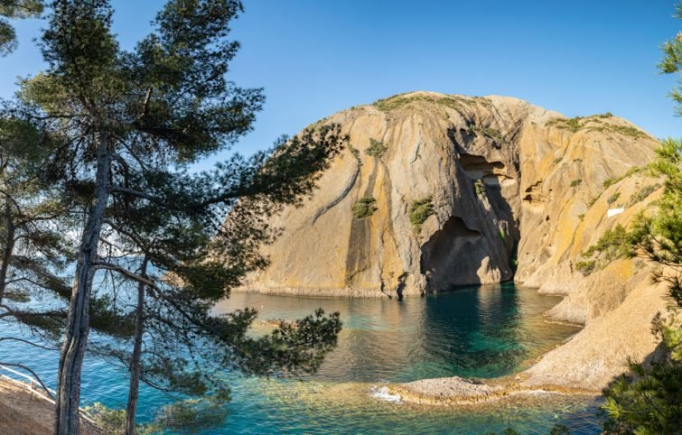 La Calanque du Mugel, l'une des calanques à La Ciotat