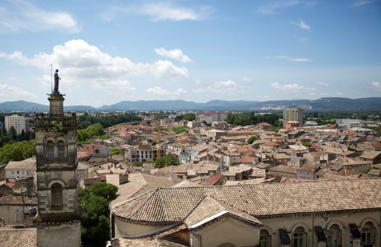 Vue sur Montélimar depuis le Château des Adhémar