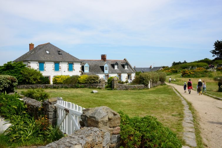 Maisons typiques, Îles Chausey, Normandie