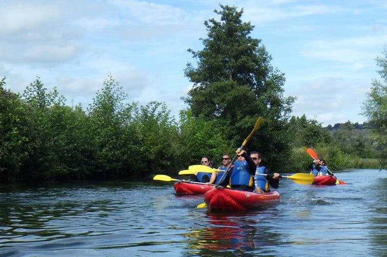 Kayak sur la Touques