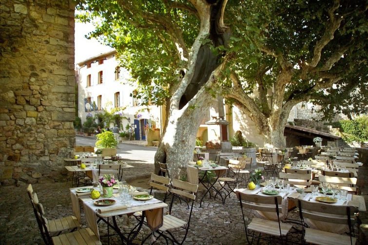 Les deux rocs manger à Seillans