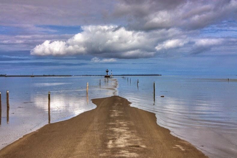 Passage du Gois, marée