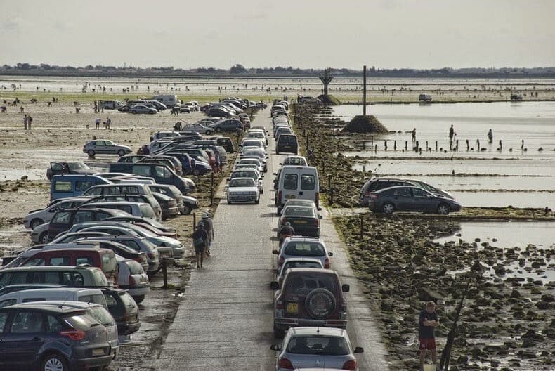 Passage du Gois, marée