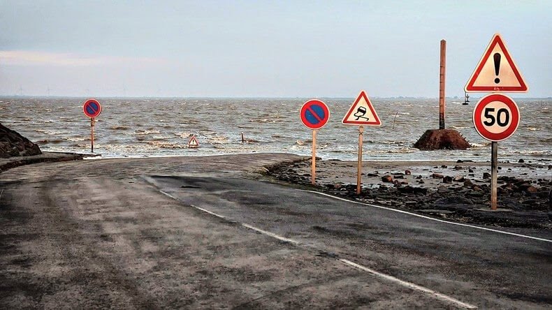 Passage du Gois, marée