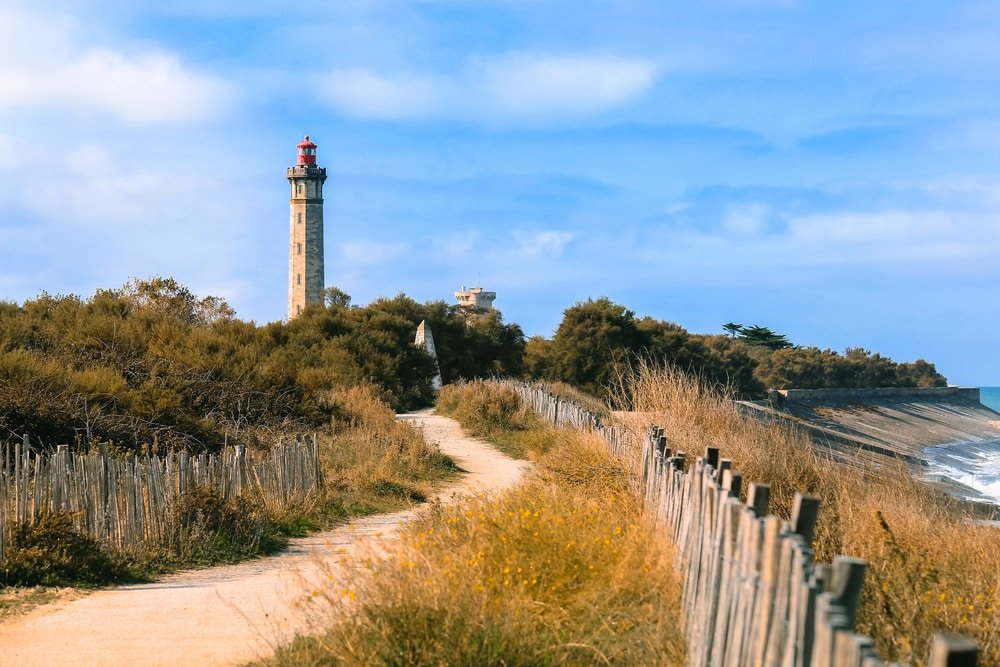 Phares Charente Maritime : Le Phare des Baleines sur l'île de Ré