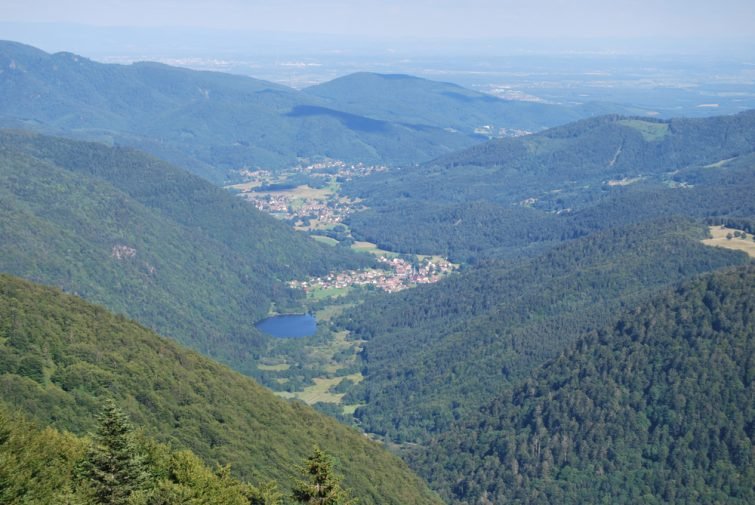 vue aérienne vosges