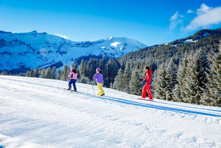 Ski nordique dans le massif des Aravis