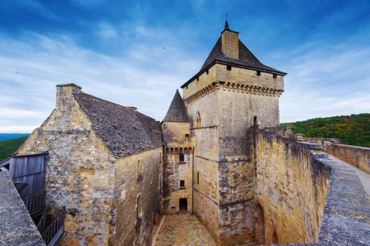 Intérieur du château de Castelnaud, Dordogne